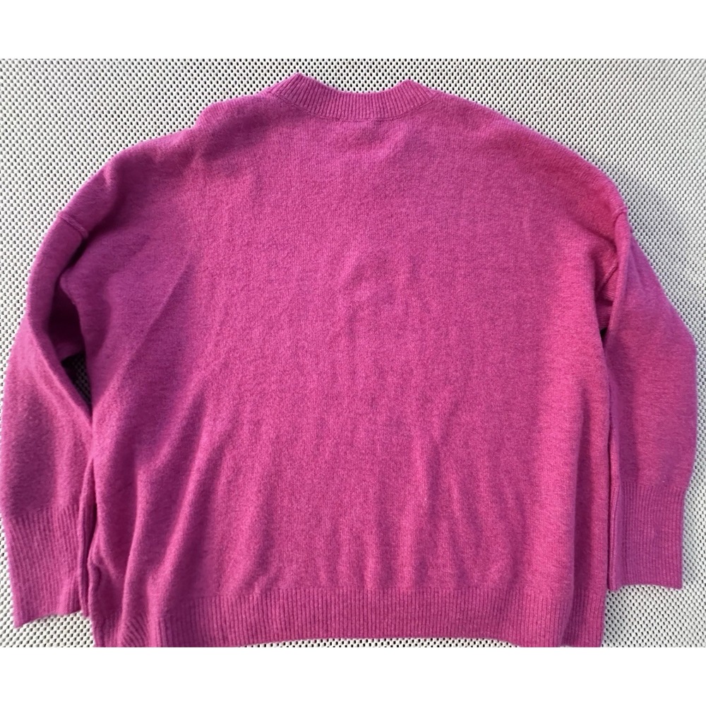 Vince Camuto Pink Sweater Women Sz XL Crew Neck Boxy Loose Fit Texture SOFT! - Picture 8 of 8